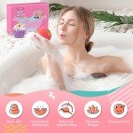 Colorful Organic Bath Bombs Gift Set - 8pcs