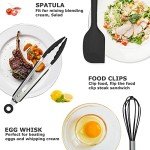 5-Piece Silicone Kitchen Utensil Set with Holder