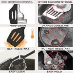 5-Piece Silicone Kitchen Utensil Set with Holder