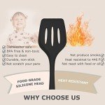 5-Piece Silicone Kitchen Utensil Set with Holder