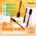 4-Piece Heat Resistant Silicone Spatula Set