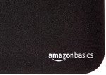 Amazon Basics Square Mouse Pad, Cloth with Rubberized Base, Standard, Black