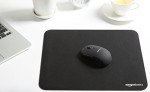 Amazon Basics Square Mouse Pad, Cloth with Rubberized Base, Standard, Black