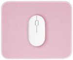 Pink Mouse Pad, Nice and Cute Mouse Pad, Splash-Proof Textured 10.2 x 8.2Inch, Stitched Edge Non-Slip Waterproof Rubber Mouse Pad