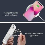 JJGoo for iPhone 13 Case Clear, Transparent Soft Shockproof Protective Slim Thin Phone Bumper Phone Cases for iPhone 13
