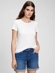 GAP Women's 2-Pack Crewneck Tees, White