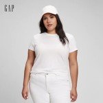 GAP Women's 2-Pack Crewneck Tees, White