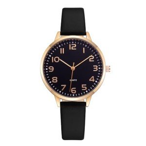 Stylish Women’s Analog Watch with Leather Strap
