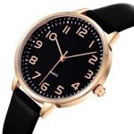 Stylish Women’s Analog Watch with Leather Strap