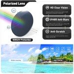 Retro Square Polarized Sunglasses for Men and Women