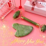 Gua Sha & Jade Roller Set for Glowing Skin