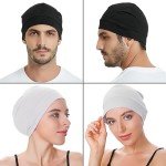 2-Pack Lightweight Cotton Skull Caps - Unisex Beanies