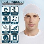 2-Pack Lightweight Cotton Skull Caps - Unisex Beanies