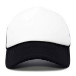 Two Tone Summer Mesh Cap - Black & White