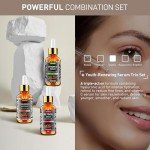 3 Pack Face Serum Set: Vitamin C, Retinol, Hyaluronic Acid