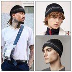 Warm Fleece-Lined Knit Beanie for Men