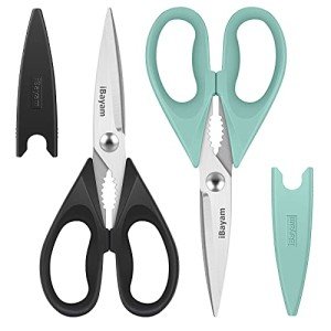iBayam – 2 Pairs of Sharp Kitchen Scissors