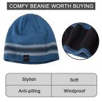 Warm Fleece-Lined Knit Beanie for Men
