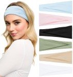 Non-Slip Wide Headbands for Women - Great for Sports