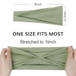 Non-Slip Wide Headbands for Women - Great for Sports
