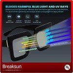 Trendy Oversized Blue Light Glasses for Women