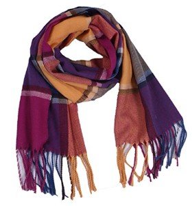 Kids' Plaid Scarves - Cozy Parent-Child Whimsy