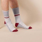 Men's Multicolor Crew Socks - 6 Pairs