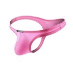 Men's Pink Thong Underwear - No Visible Lines