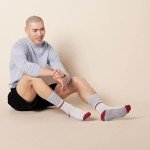 Men's Multicolor Crew Socks - 6 Pairs