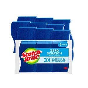 Non-Scratch Scrub Sponges for Dishes and Cleaning