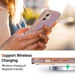 Teageo Compatible with iPhone 11 Case for Women Girl Cute Love-Heart Luxury Bling Plating Soft Back Cover Raised Full Camera Protection Bumper Silicone Shockproof Phone Case for iPhone 11, Lavender