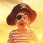 8 Pack Adjustable Black Eye Patches for All Ages