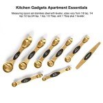 Magnetic Stainless Steel Measuring Spoons Set