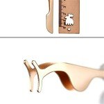 Gold Eyelash Applicator Tool and Tweezers