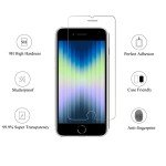 Ailun Screen Protector for iPhone SE 2020 2nd/2022 3rd Generation, iPhone 8,7,6s,6, 4.7-Inch Tempered Glass 0.25mm Case Friendly 3 Pack Clear