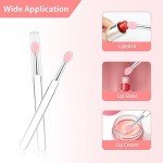6 Silicone Lip Brushes - Reusable Makeup Applicators