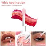 6 Silicone Lip Brushes - Reusable Makeup Applicators