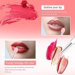 6 Silicone Lip Brushes - Reusable Makeup Applicators