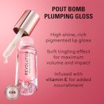 Pout Bomb Plumping Lip Gloss - Candy Pink