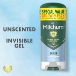 Mitchum Men's 48 Hr Unscented Deodorant Gel Stick