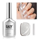 Silver Cat Eye Glitter Nail Gel Polish 16ml