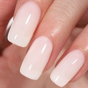 Milky White Gel Nail Polish - Nude Natural Color