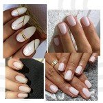 Milky White Gel Nail Polish - Nude Natural Color