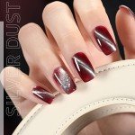 Silver Cat Eye Glitter Nail Gel Polish 16ml