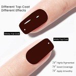 Deep Cherry Red Gel Nail Polish - 15ML