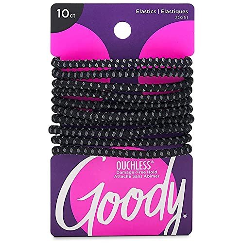 Ouchless No Slip Hair Ties - 10 Pack