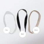 Black No Snag Hair Ties - 100 Pack