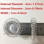 27-Piece Waterproof Spiral Hair Tie Set