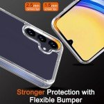 Wiaocit 5 in 1 Cover for Samsung Galaxy A15 5G Case with 2 Pack Tempered Glass Screen Protector+2 Pack Camera Lens Protector, Slim Thin Shockproof Phone Case Accessories for Galaxy A15 5G, Clear