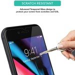 iSOUL 4-Pack Screen Protector for iPhone SE 3/2 (2022/2020 Edition), iPhone 8,7,6s,6, 4.7-Inch Tempered Glass Film [Ultra HD] [3D Touch] [Case Friendly] [Lifetime Replacement Support]